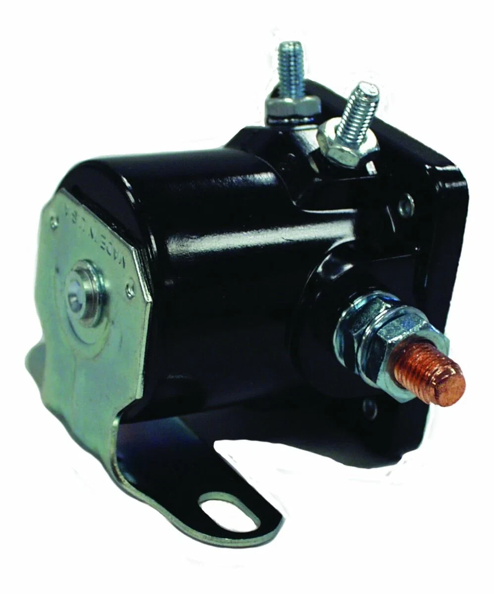Vintage - Metal Black Starter Relay - J3235898